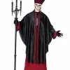 Black Mass Zombie Priest Mens Costume