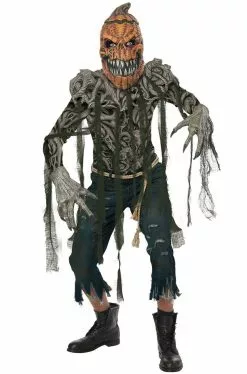 Pumpkin Creature Halloween Mens Costume