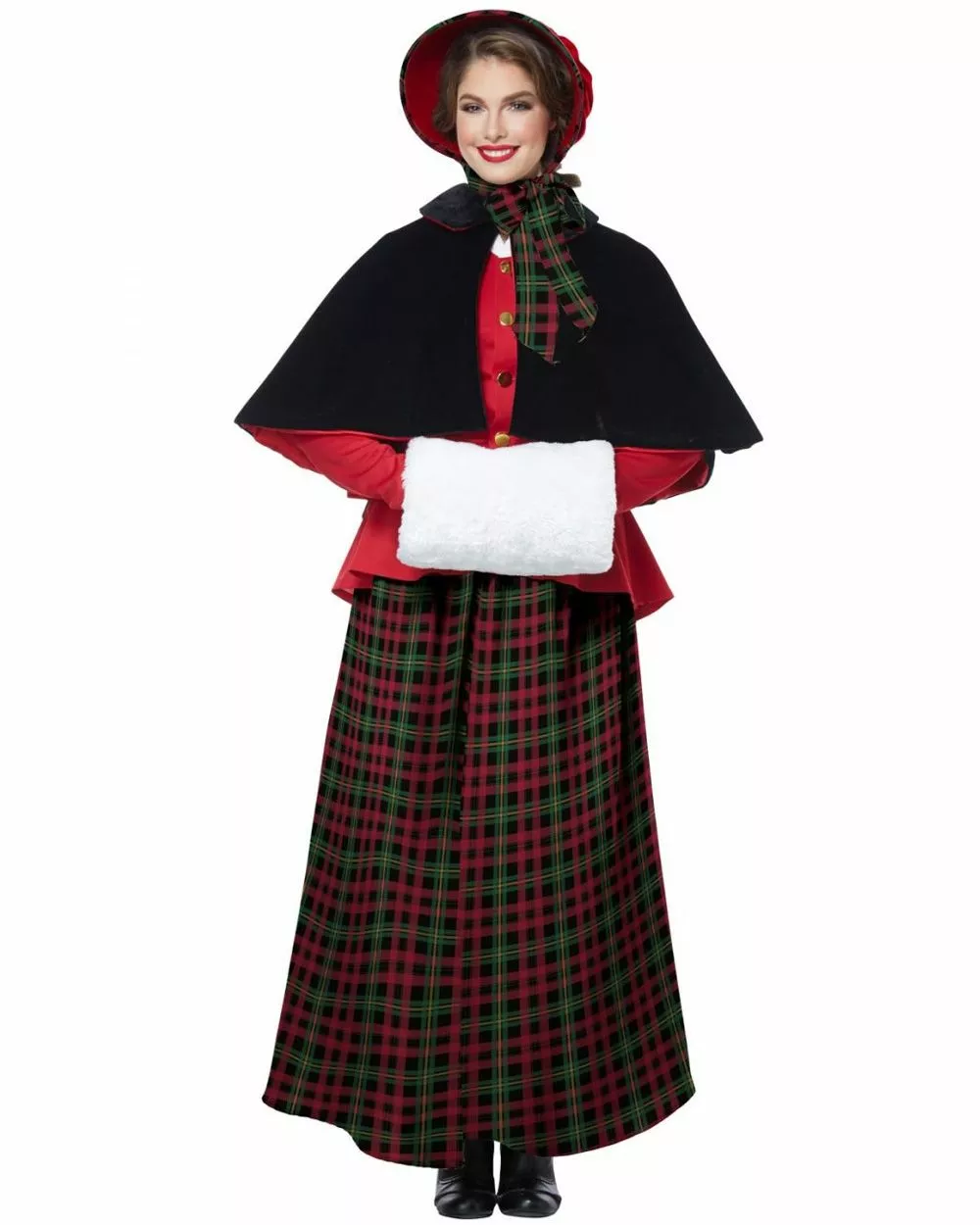 Holiday Caroler Womens Costume 4 Holiday Caroler Womens Costume - Image 2