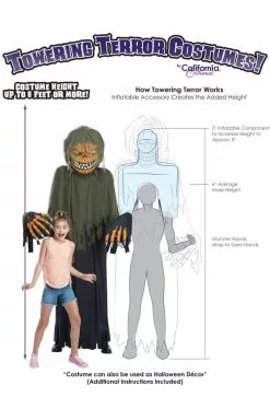 Towering Terror Pumpkin Adult Costume