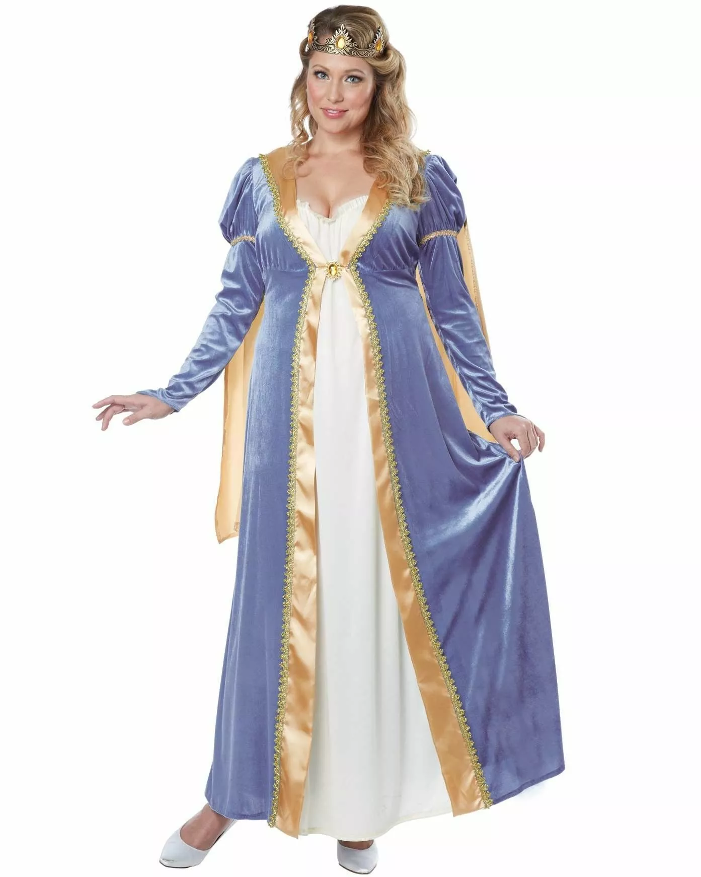 Elegant Empress Medieval Womens Plus Costume 3 Elegant Empress Medieval Womens Plus Costume