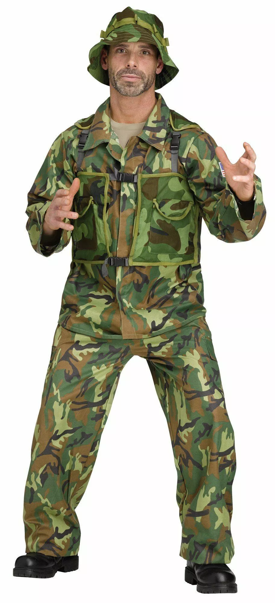 Authentic Special Forces Army Mens Costume 4 Authentic Special Forces Army Mens Costume - Image 2