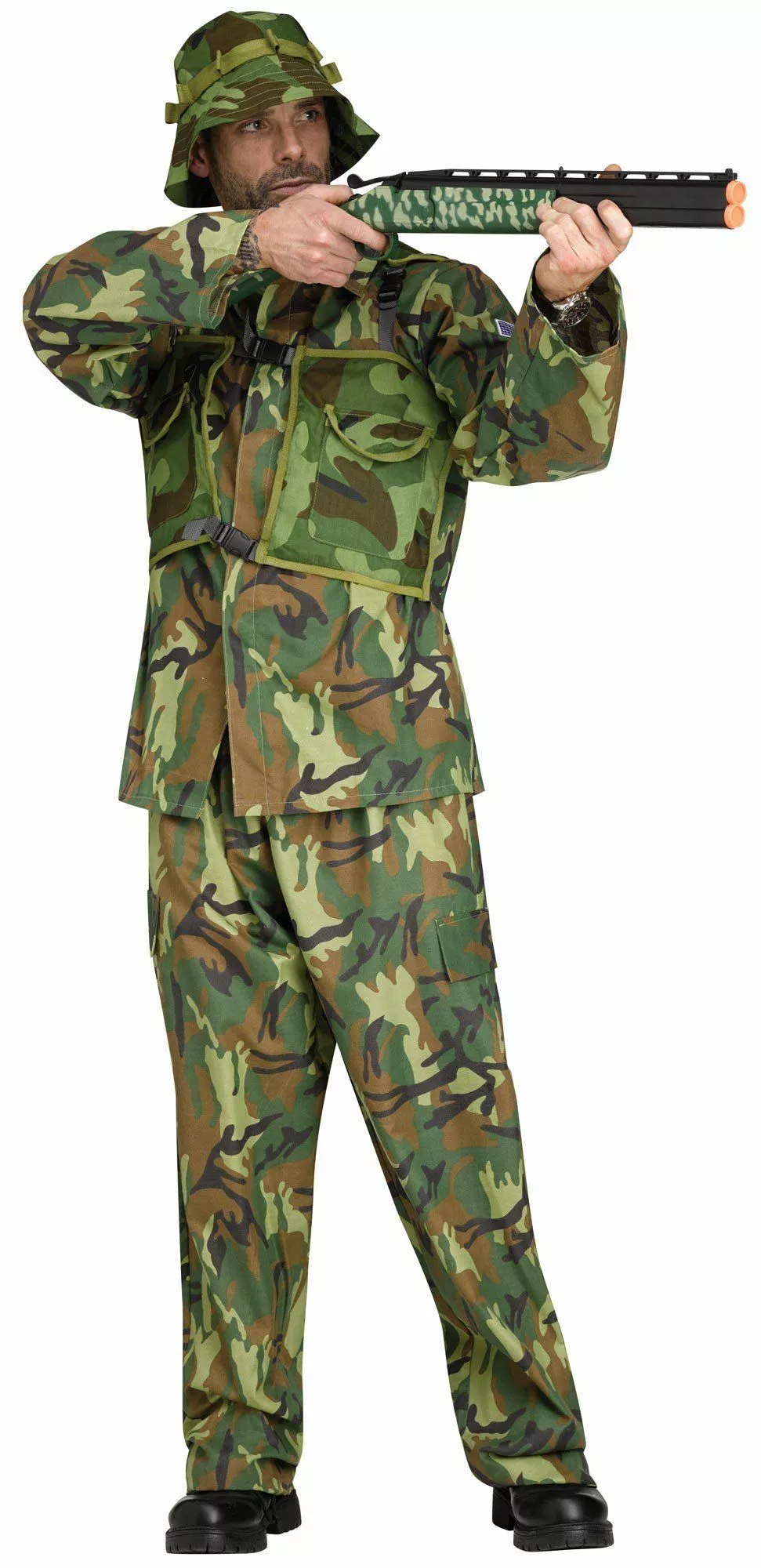 Authentic Special Forces Army Mens Costume 3 Authentic Special Forces Army Mens Costume