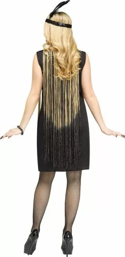 Fringe Flirty Flapper Womens Costume -Men's Costumes Sales 124384gback