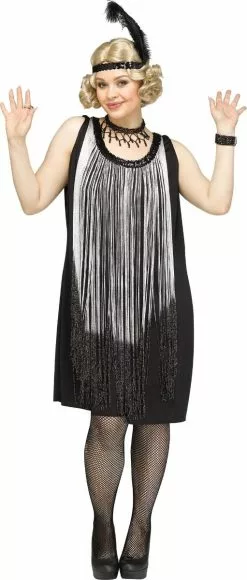 Fringe Flirty Flapper Womens Costume -Men's Costumes Sales 124385sl 1