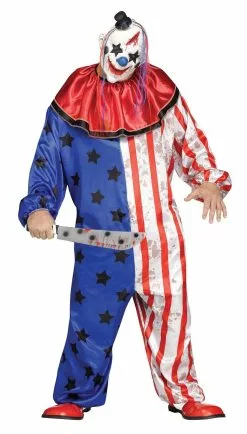 Evil Clown Halloween Mens Costume