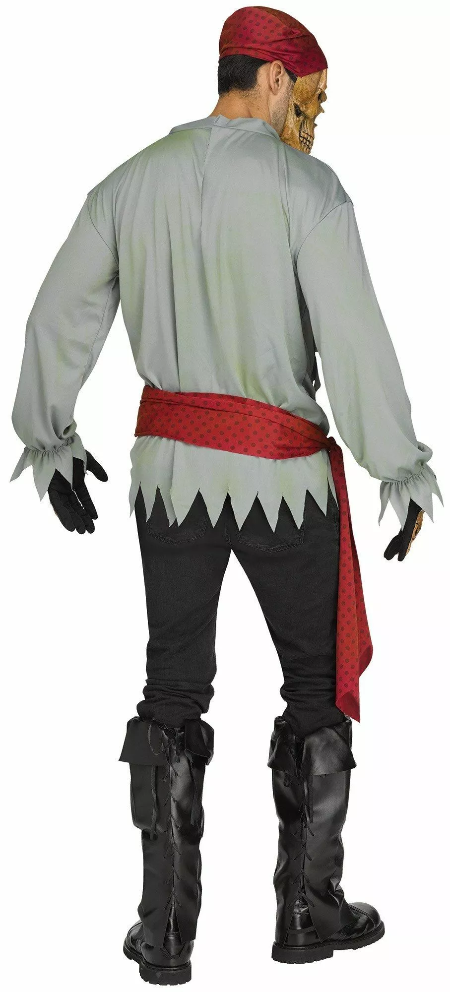 Skeleton Pirate Mens Halloween Costume 6 Skeleton Pirate Mens Halloween Costume - Image 4