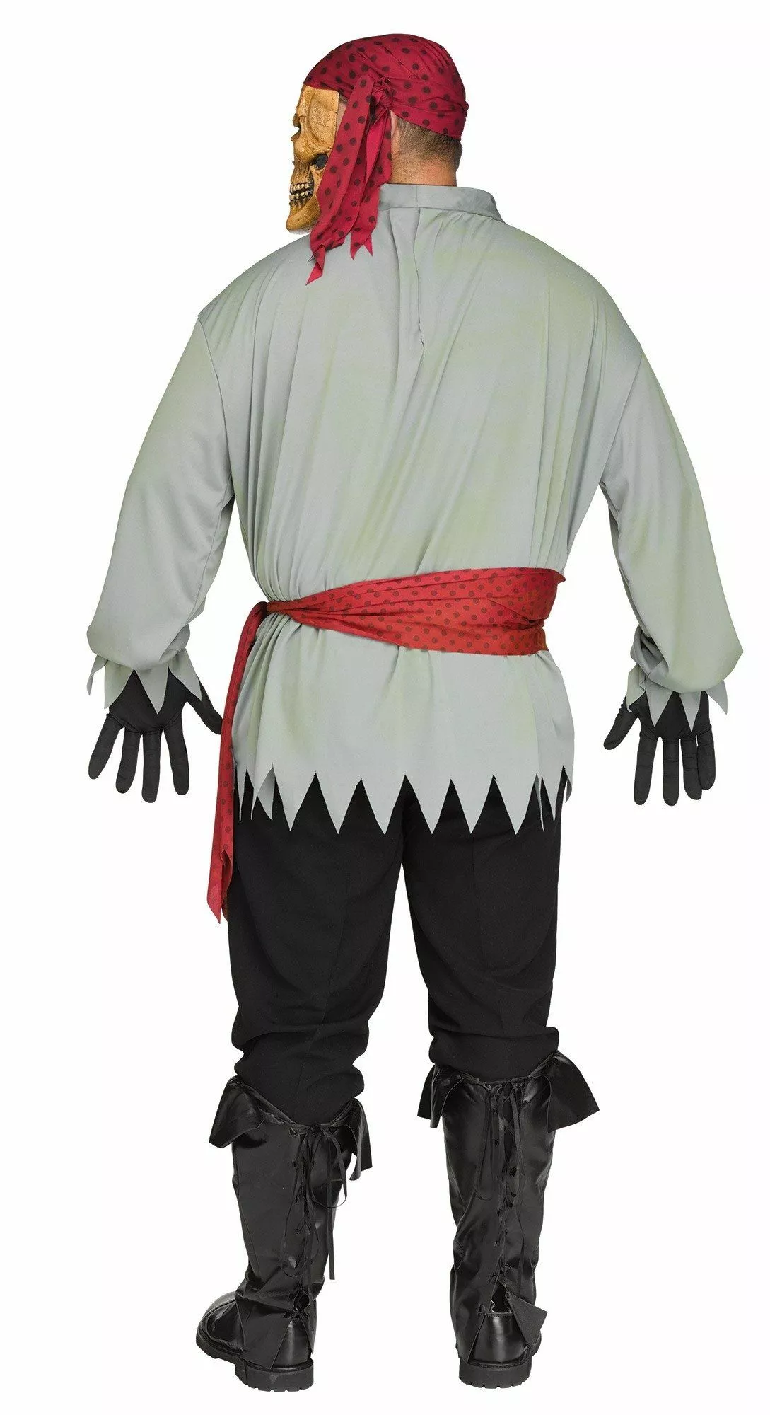 Skeleton Pirate Mens Halloween Costume 3 Skeleton Pirate Mens Halloween Costume