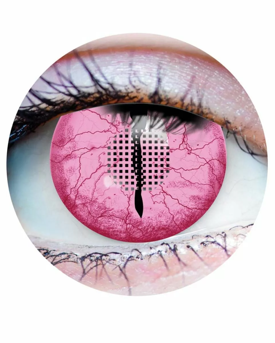 Slayer Pink Cosplay Contact Lens 3 Slayer Pink Cosplay Contact Lens