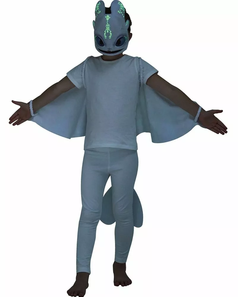 How To Train Your Dragon 3 Glow In The Dark Lightfury Costume Kit 3 How To Train Your Dragon 3 Glow In The Dark Lightfury Costume Kit