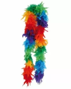 Rainbow Mardi Gras Feather Boa
