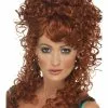 Auburn Saloon Girl Costume Wig