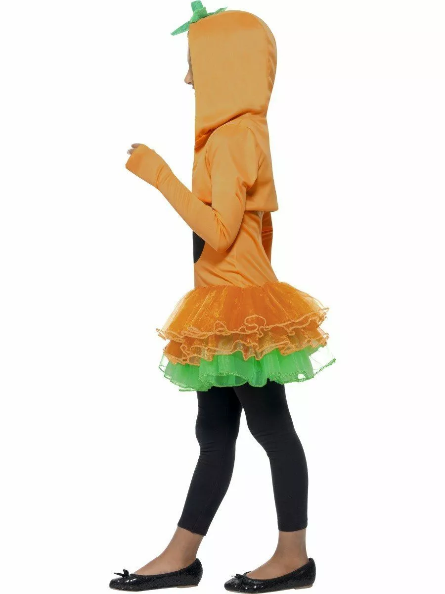 Pumpkin Tutu Girls Halloween Costume 3 Pumpkin Tutu Girls Halloween Costume