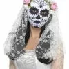 Day Of The Dead Bride Full Face Mask -Men's Costumes Sales 44899