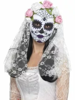 Day Of The Dead Bride Full Face Mask