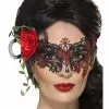 Day Of The Dead Metal Filigree Eyemask -Men's Costumes Sales 44957