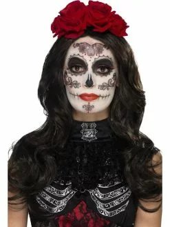 Day Of The Dead Glamour Make Up Kit -Men's Costumes Sales 44962