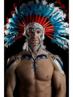 Blue Liquid Latex Make Up Kit