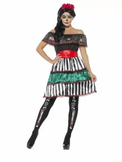 Day Of The Dead Senorita Doll Womens Costume
