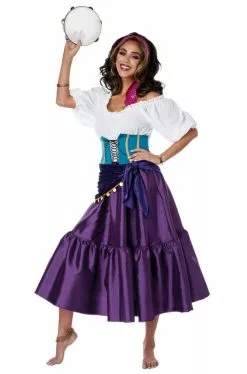 Enchanting Gypsy Esmeralda Womens Costume