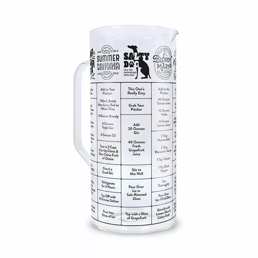 Good Measure Cocktail Recipe Pitcher Jug 6 Good Measure Cocktail Recipe Pitcher Jug - Image 4