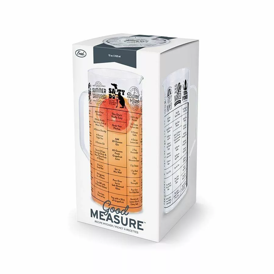 Good Measure Cocktail Recipe Pitcher Jug 4 Good Measure Cocktail Recipe Pitcher Jug - Image 2