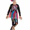 Skeleton Girl Neon Girls Costume 1 Skeleton Girl Neon Girls Costume -Men's Costumes Sales 5364