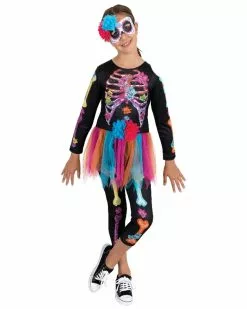 Skeleton Girl Neon Girls Costume 9 Skeleton Girl Neon Girls Costume -Men's Costumes Sales 5364a