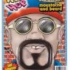 Rap Star Beard And Moustache Set