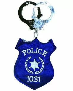Police Badge Purse Costume Bag