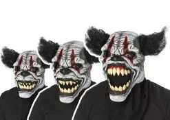 Last Laugh Clown Halloween Mask