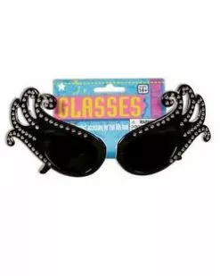 Cat Eye Rhinestones Glasses