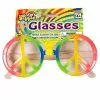 Hippie Rainbow Peace Sign Costume Glasses 2 Hippie Rainbow Peace Sign Costume Glasses -Men's Costumes Sales 64066