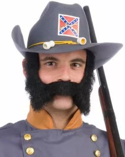 Military General Moustache And Sideburns