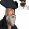 The Captain Costume Beard -Men's Costumes Sales 70011 captain dark brown beard1
