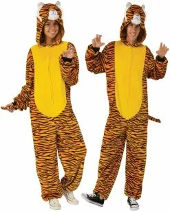 Tiger Furry Onesie Adult Costume