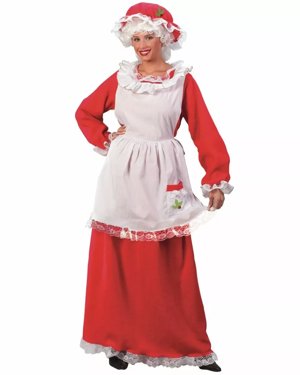 Classic Mrs Claus Christmas Costume 3 Classic Mrs Claus Christmas Costume