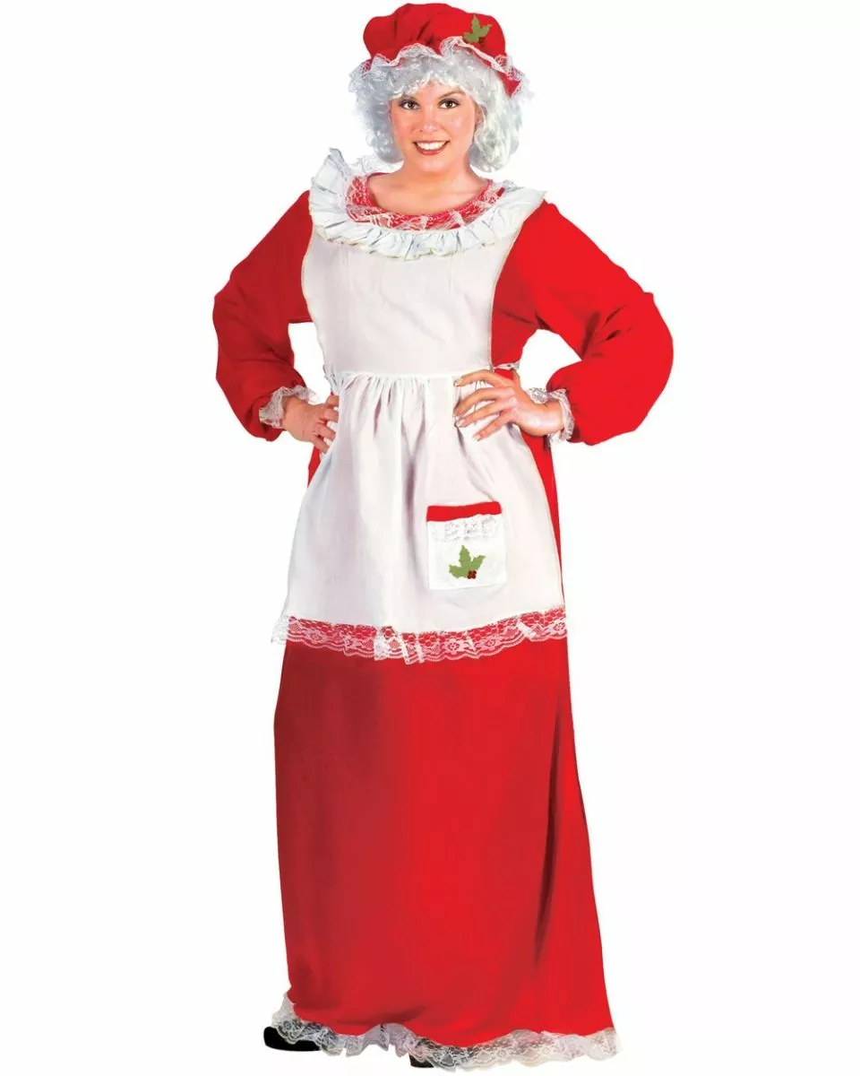 Classic Mrs Claus Christmas Costume 4 Classic Mrs Claus Christmas Costume - Image 2