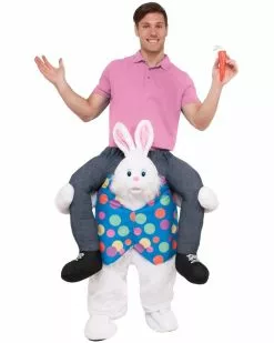 Ride An Easter Bunny Adult Costume