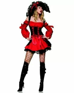 Leg Avenue Vixen Pirate Wench Womens Costume