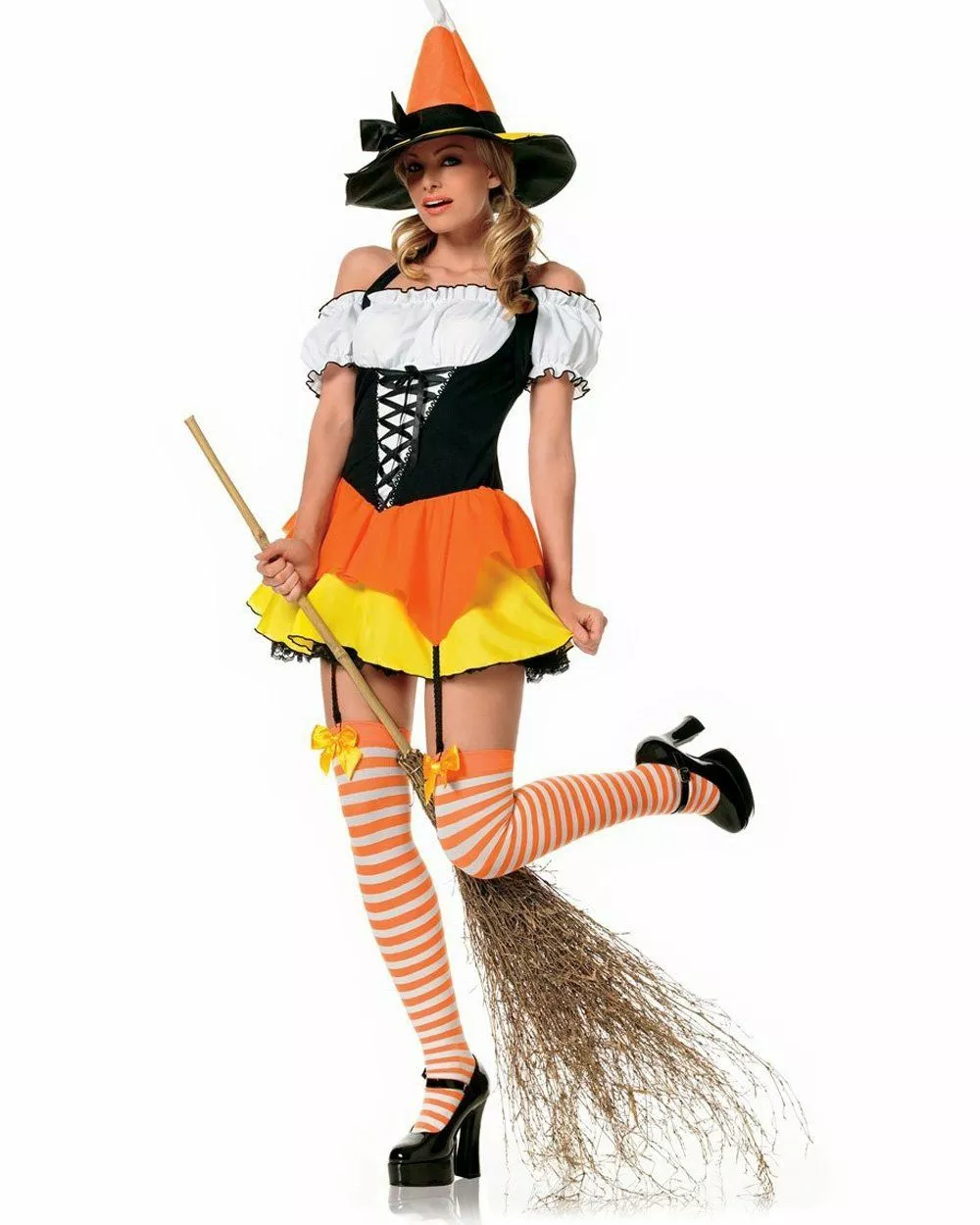 Leg Avenue Kandy Korn Witch Womens Costume 3 Leg Avenue Kandy Korn Witch Womens Costume