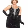 Glamour Flapper Plus Womens Costume