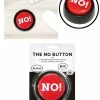The No! Novelty Button 1 The No! Novelty Button -Men's Costumes Sales 88007 88