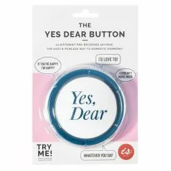 The Yes Dear Novelty Button -Men's Costumes Sales 88080