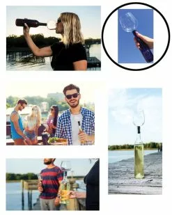 Guzzle Buddy Unbreakable Wine Bottle Glass