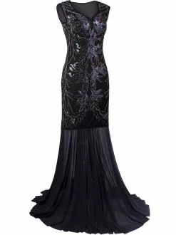 Front Page -Men's Costumes Sales black long prom flapper gatsby dress 01