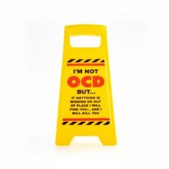 OCD Desk Novelty Warning Sign -Men's Costumes Sales bx dws o 800x800 1