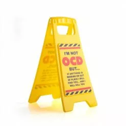 OCD Desk Novelty Warning Sign -Men's Costumes Sales bx dws o 800x800 1