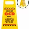 OCD Desk Novelty Warning Sign 1 OCD Desk Novelty Warning Sign -Men's Costumes Sales bx dws o 88