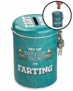 Farting Instant Fines Money Tin